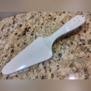 Lenox Butterfly Meadow Cake Pie Server Lady Bug Knife Porcelain Wedding Garden